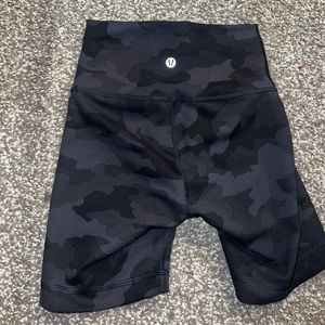 Lululemon wunder train biker shorts